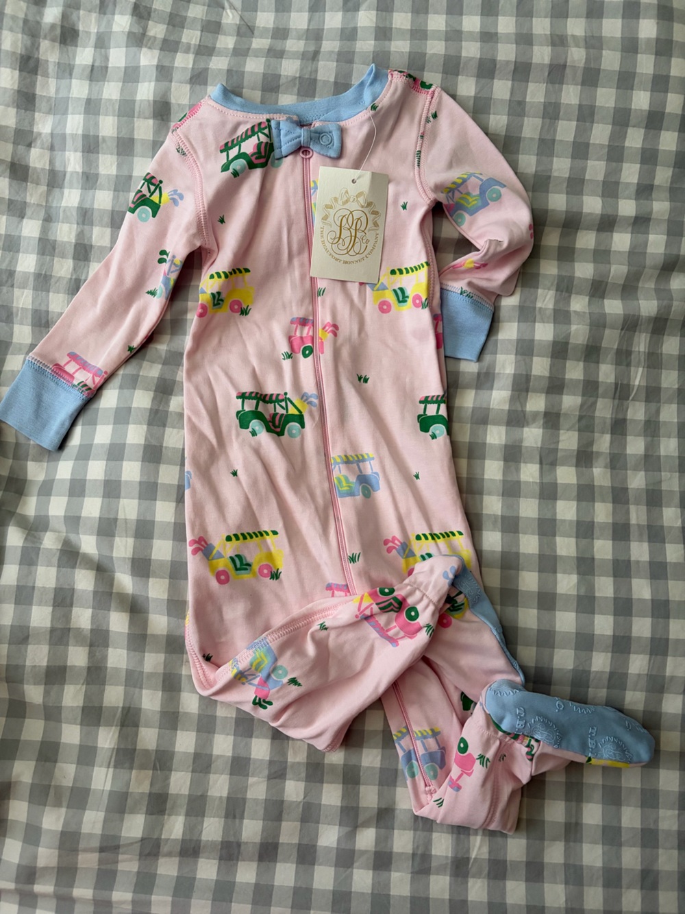 Pink Toddler Zipper Sleep Pajamas